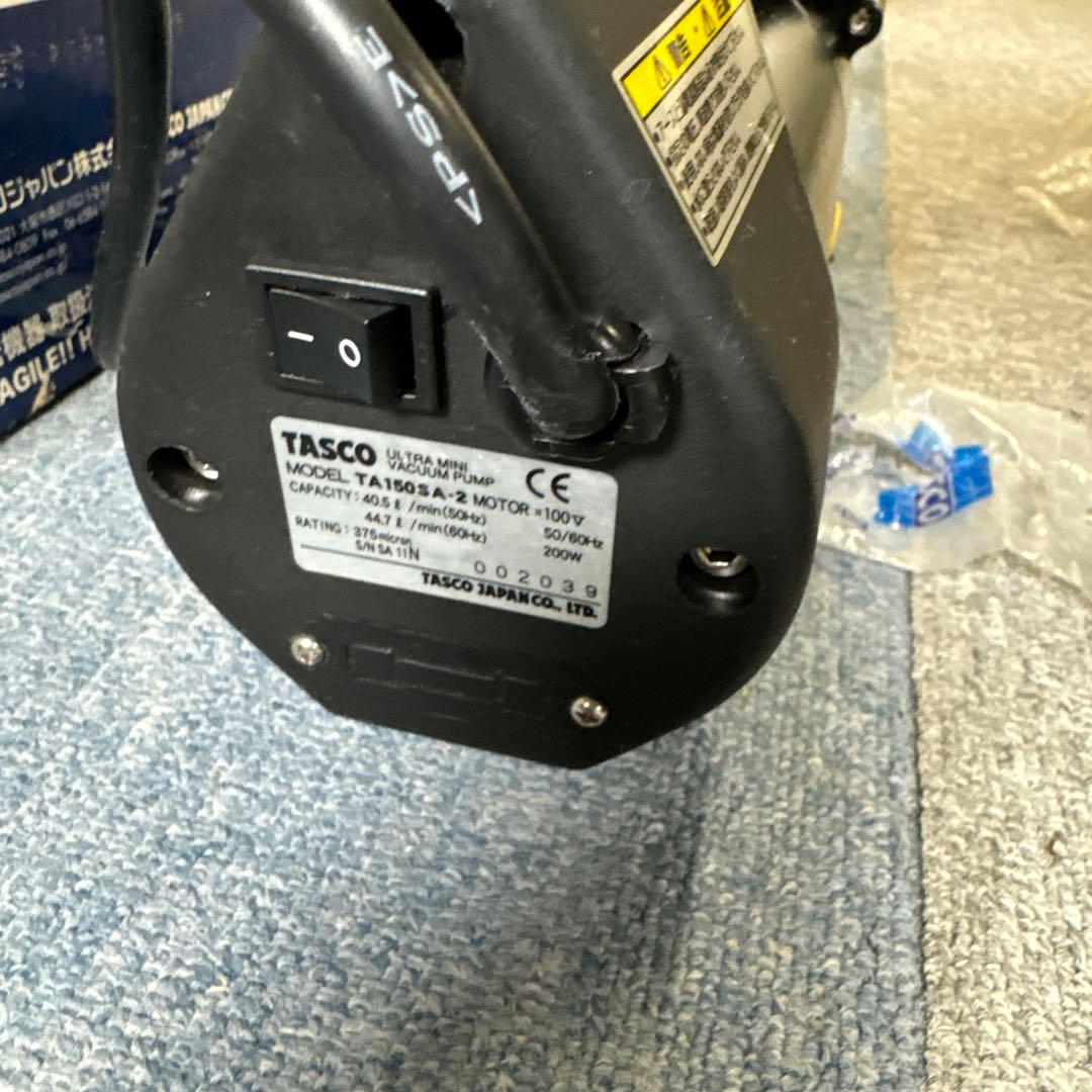 【レイ出品】TASCO シングルステージ高性能小型 真空ポンプ