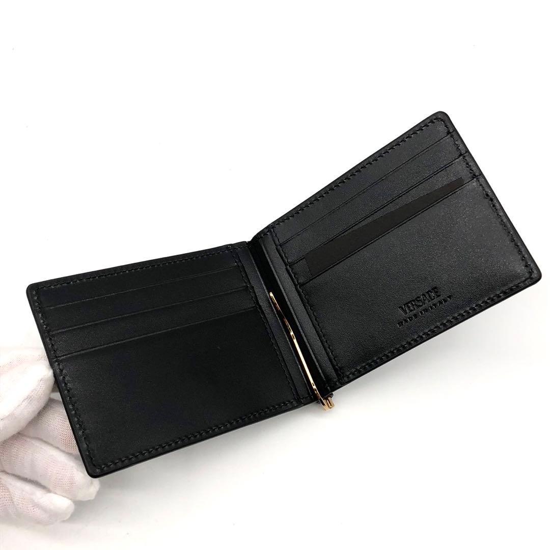 ✨現行・未使用・RFID搭載✨ヴェルサーチ マネークリップ ビギー メデューサ