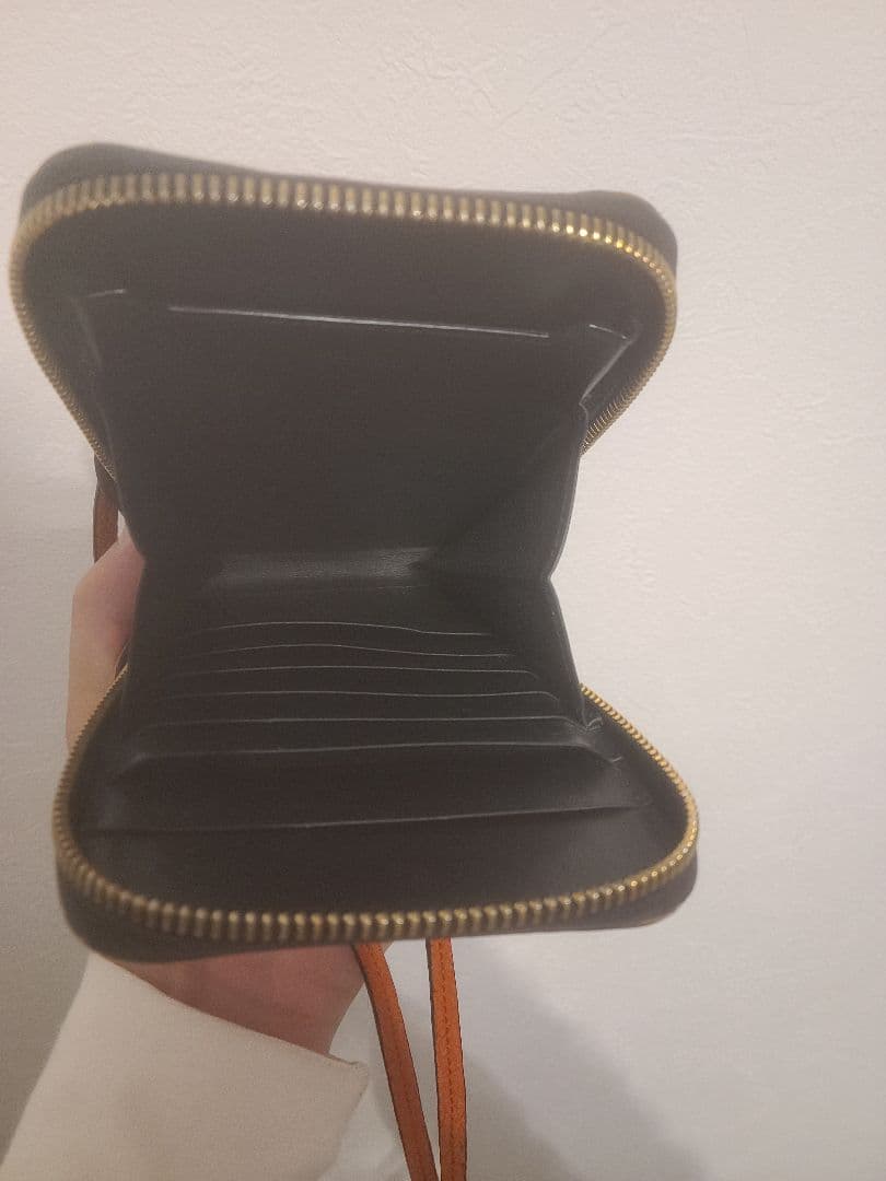 2020 Versace ヴェルサーチ 財布 バッグ 首掛け ポーチ オレンジ