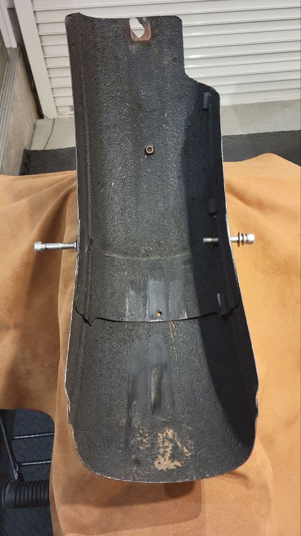 ハーレー ショベル ガソリンタンク リアフェンダータンク内錆無し