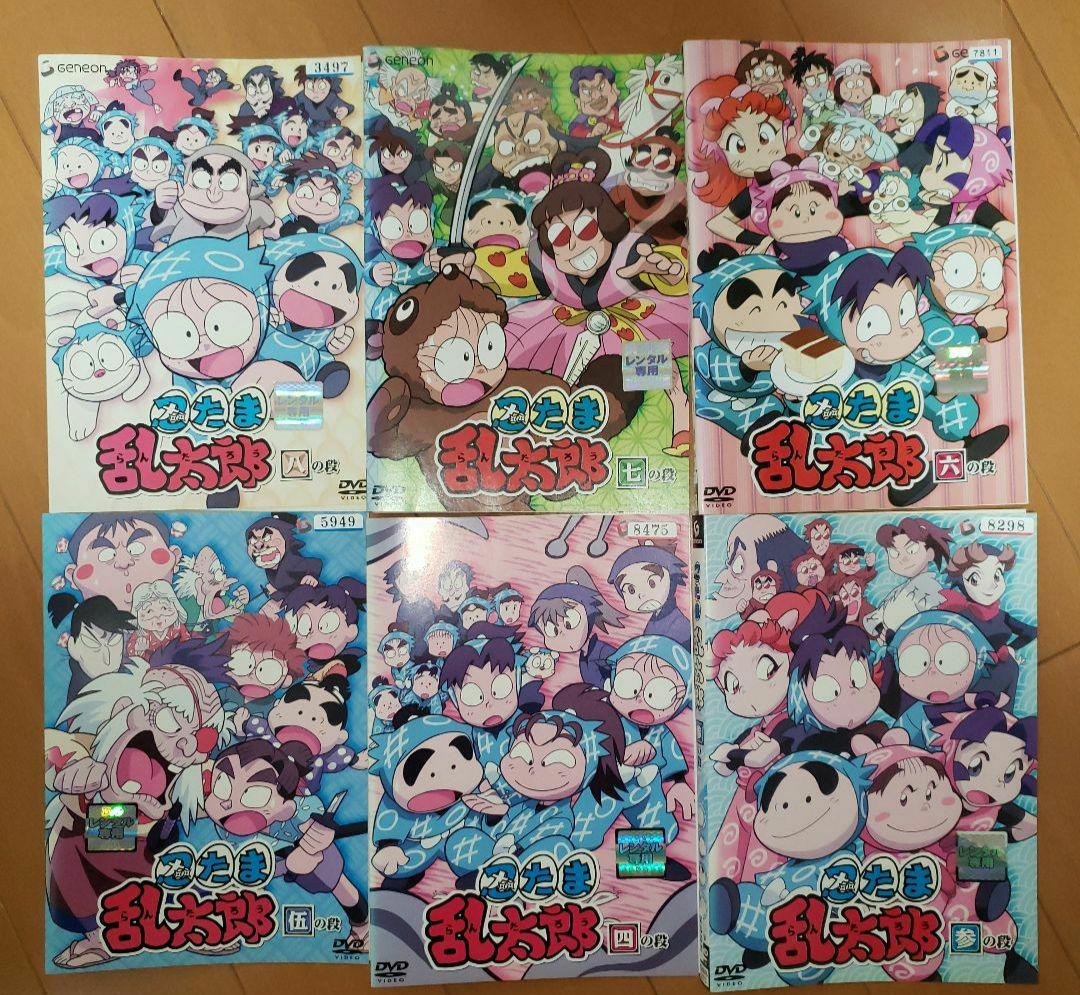 忍たま乱太郎　1期 3～8巻　レンタル落ちDVD