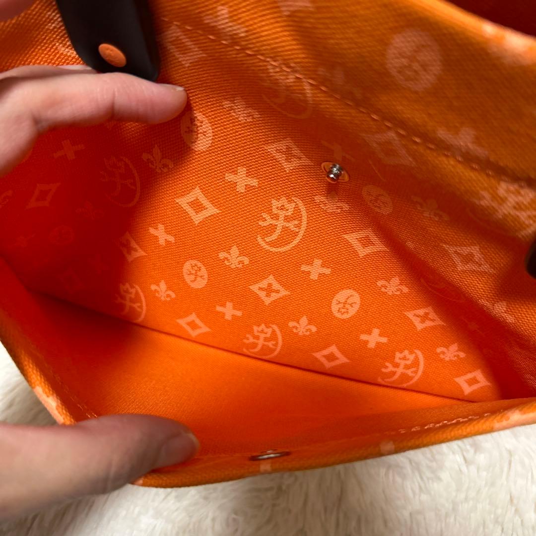 極美品♡CASTELBAJAC♡カステルバジャック ハンドバッグ オレンジ