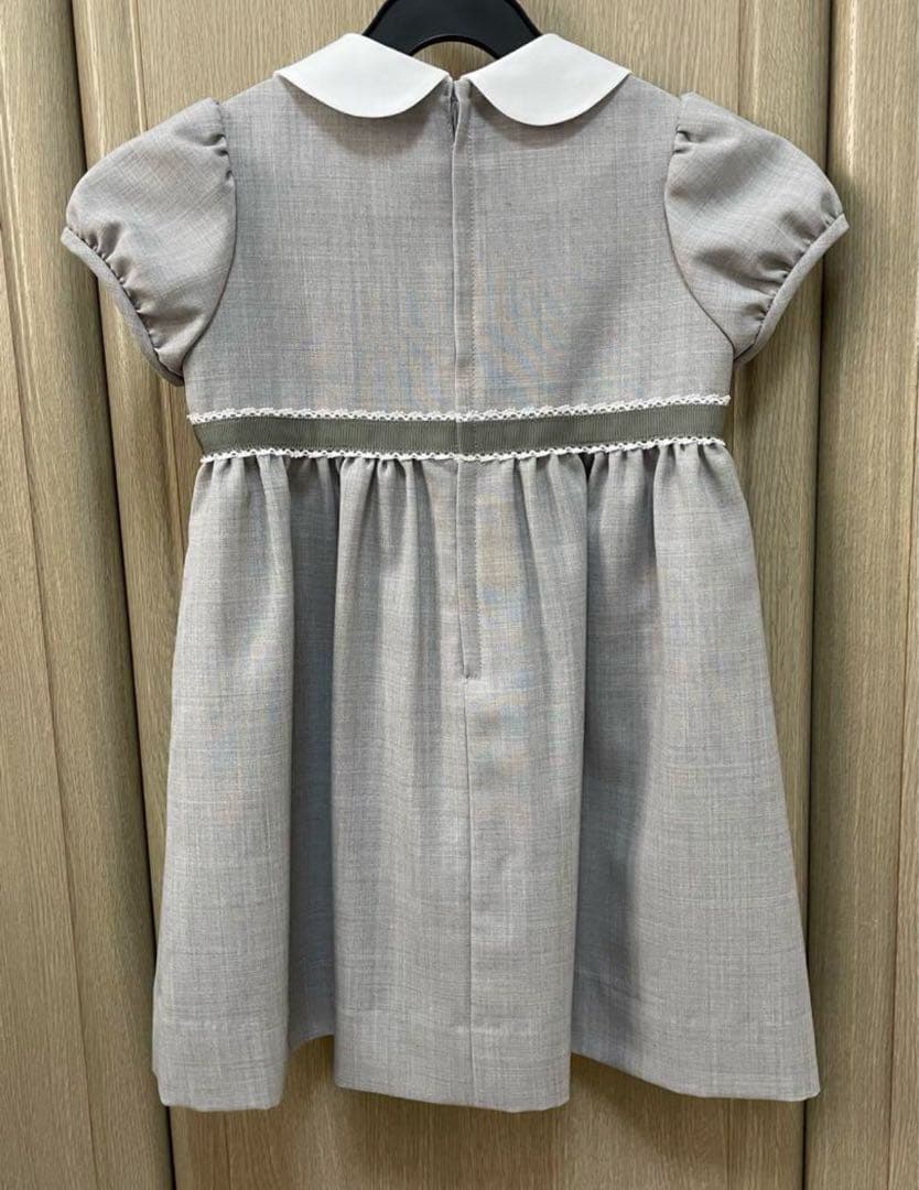 ミルフィーユ　95 お受験　お教室　フォーマル　冠婚葬祭　丸襟　刺繍