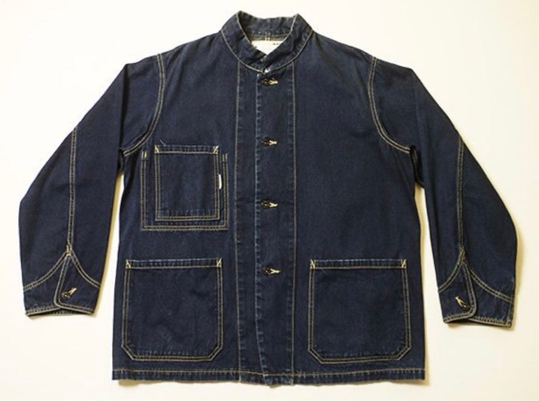ネイバーフッド　デニムカバーオールジャケット ワークジャケット インディゴ