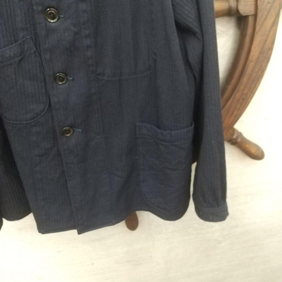 ARTS & SCIENCE ノーカラージャケット ネイビー