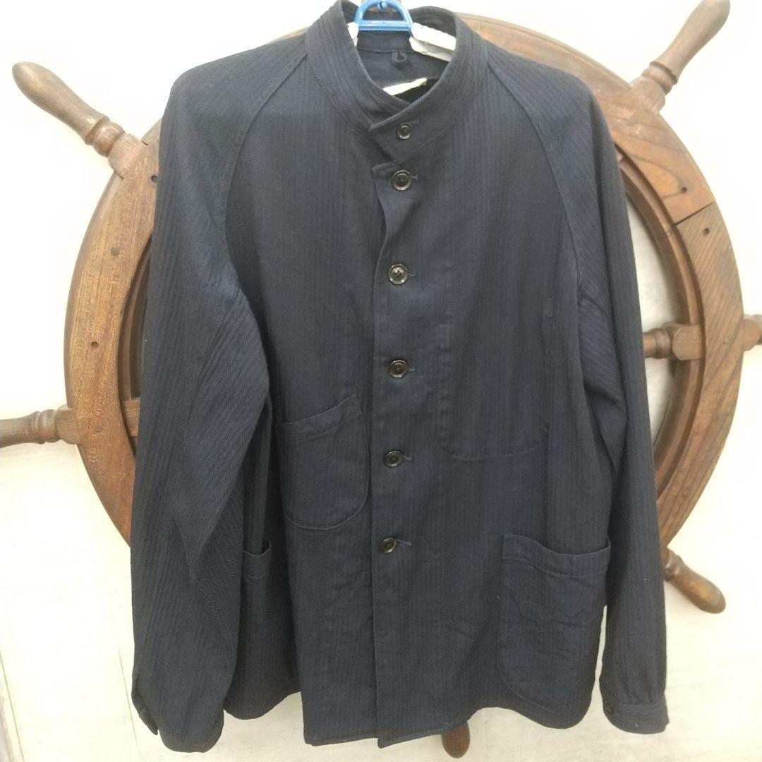 ARTS & SCIENCE ノーカラージャケット ネイビー