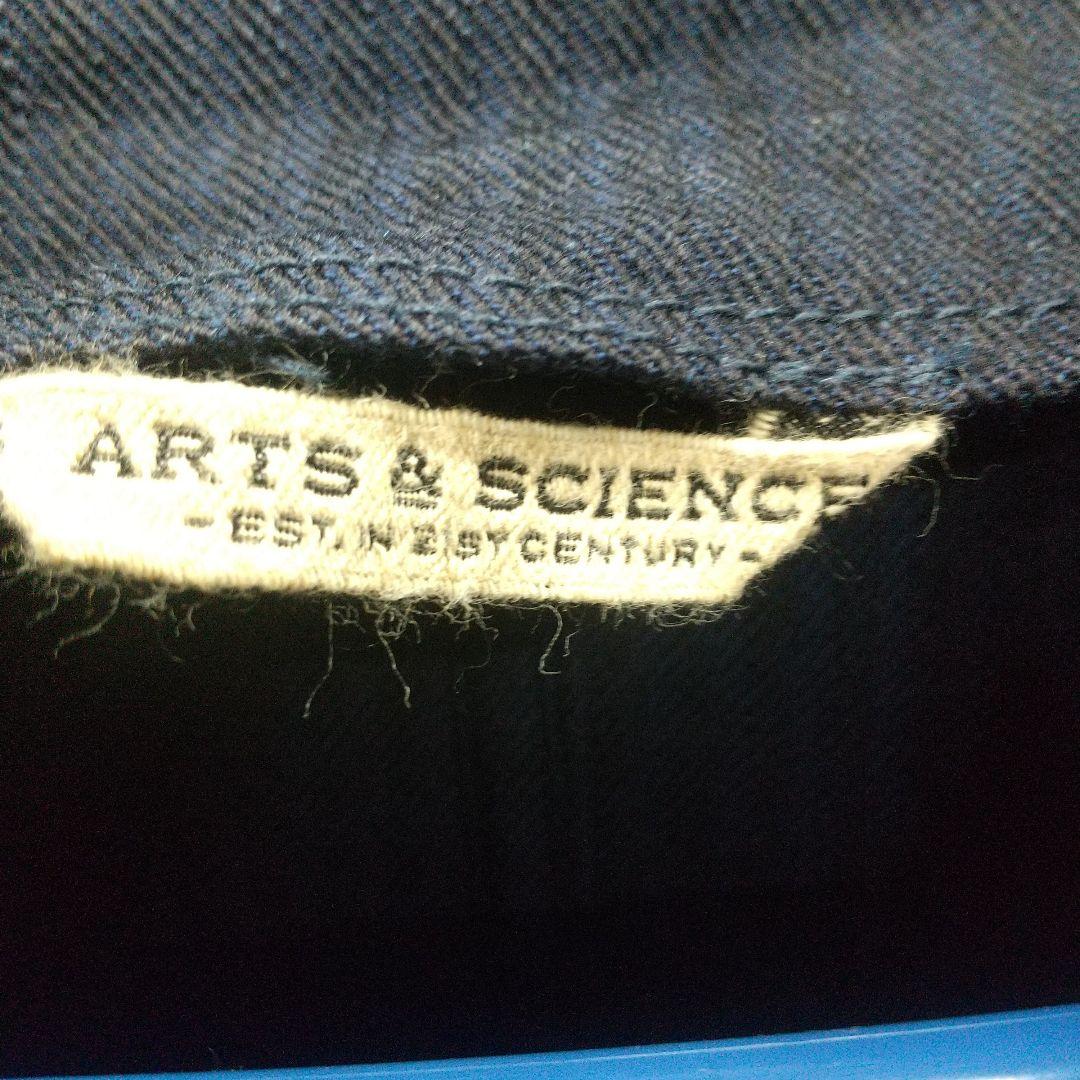 ARTS & SCIENCE ノーカラージャケット ネイビー