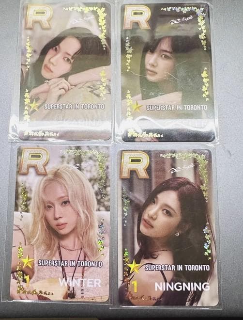 aespa SUPERSTAR トロント US トレカ 4枚セット