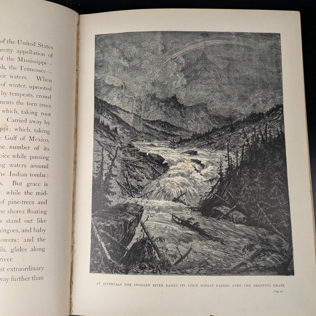 1884年頃 ギュスターブ・ドレ 大型挿画本 「ATALA」アンティーク120年