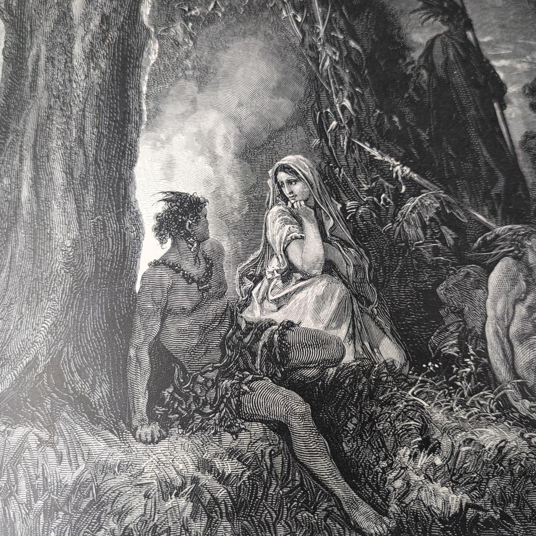 1884年頃 ギュスターブ・ドレ 大型挿画本 「ATALA」アンティーク120年