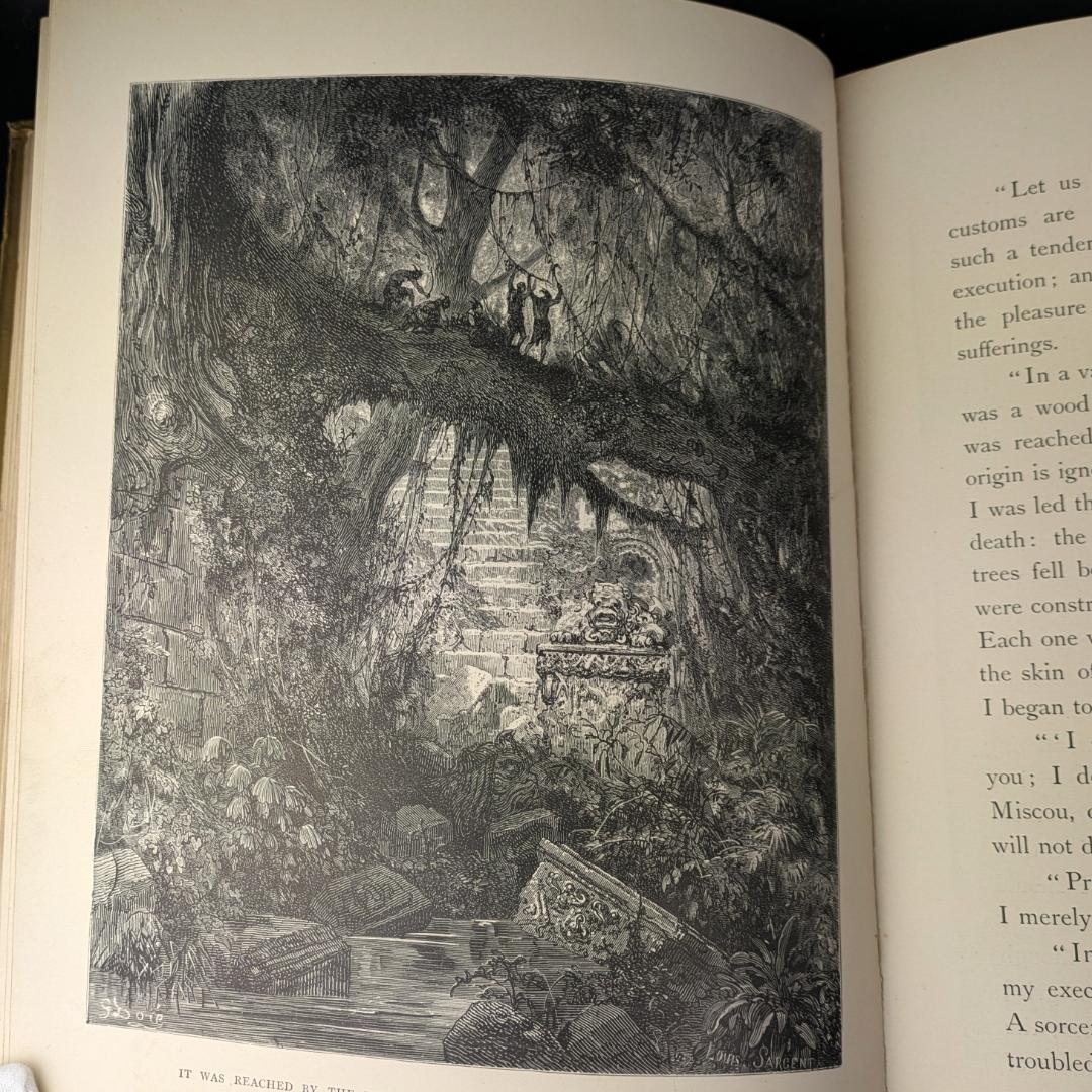 1884年頃 ギュスターブ・ドレ 大型挿画本 「ATALA」アンティーク120年
