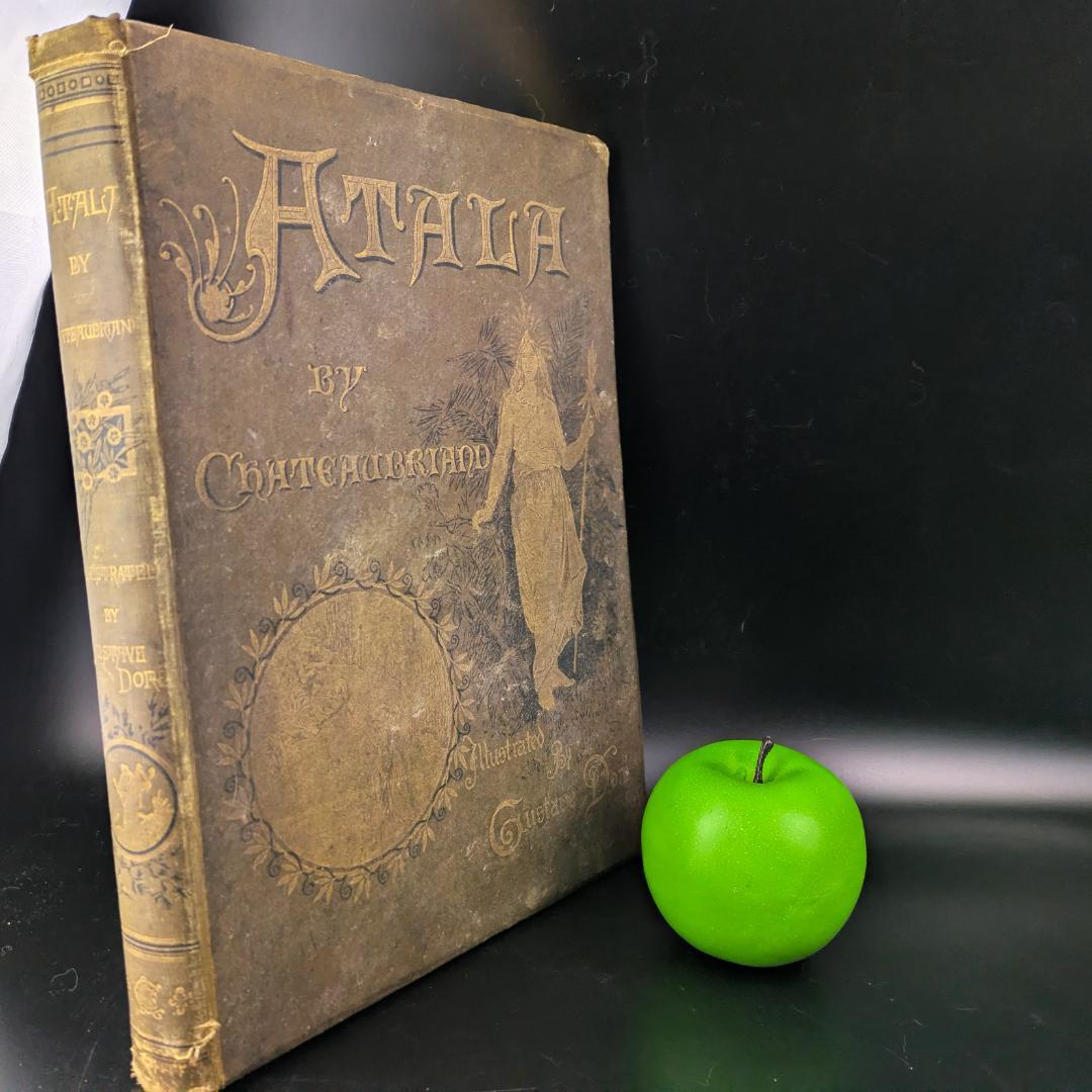 1884年頃 ギュスターブ・ドレ 大型挿画本 「ATALA」アンティーク120年