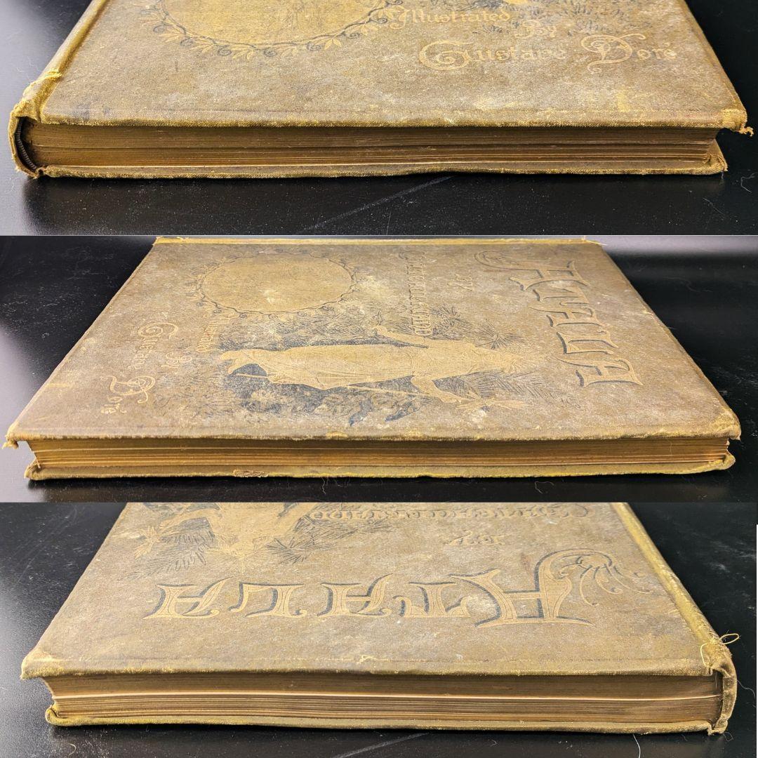 1884年頃 ギュスターブ・ドレ 大型挿画本 「ATALA」アンティーク120年