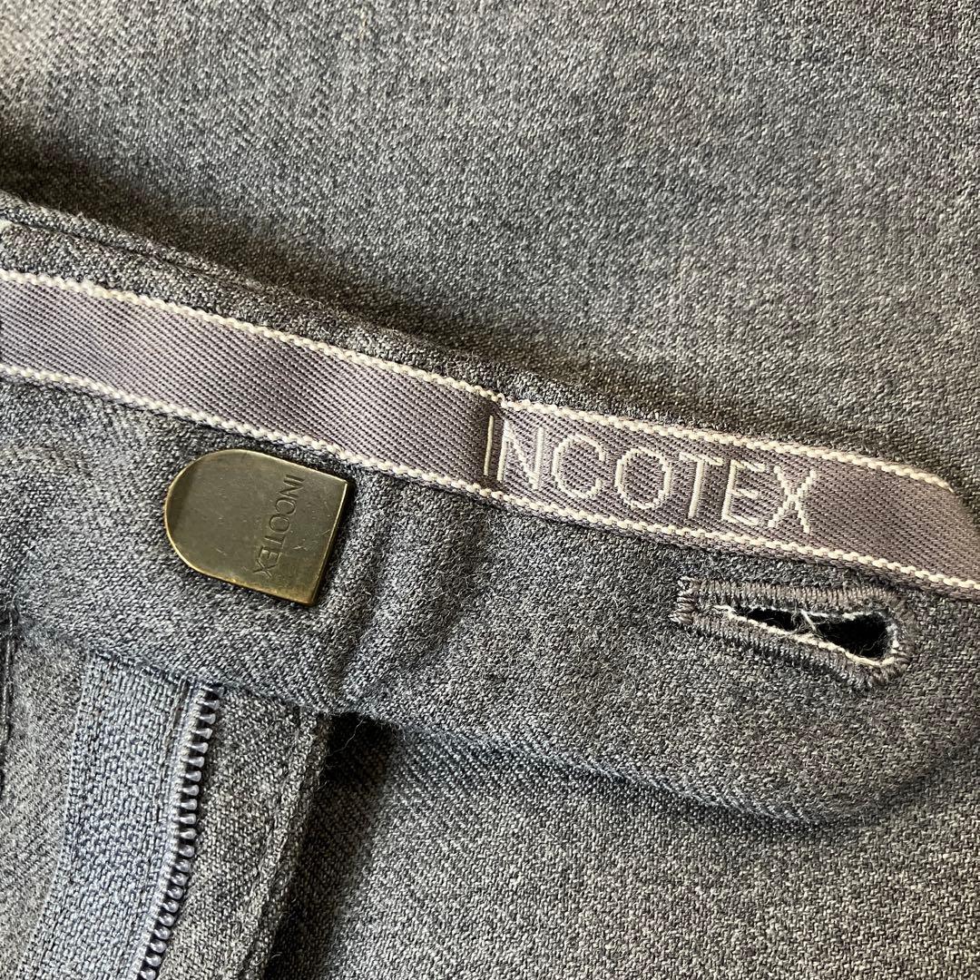 【SUPER100’s 48】インコテックス スラックス ウール100%