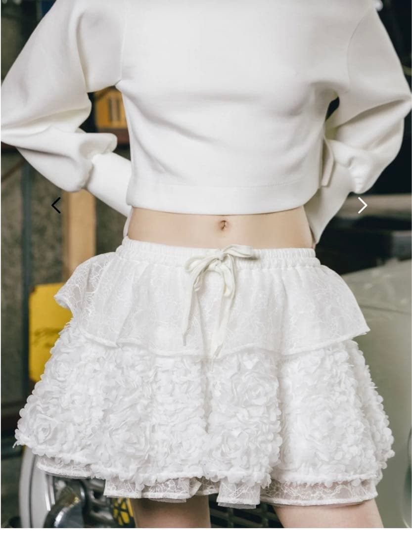 りTHE TOE Mayfair Lace Skirt