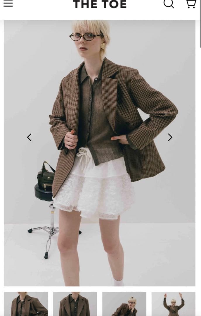 りTHE TOE Mayfair Lace Skirt