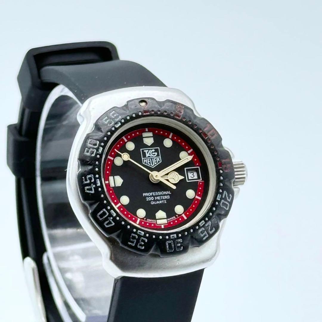 新品電池　タグホイヤー フォーミュラ1 ブラック　374.508 腕時計　デイト