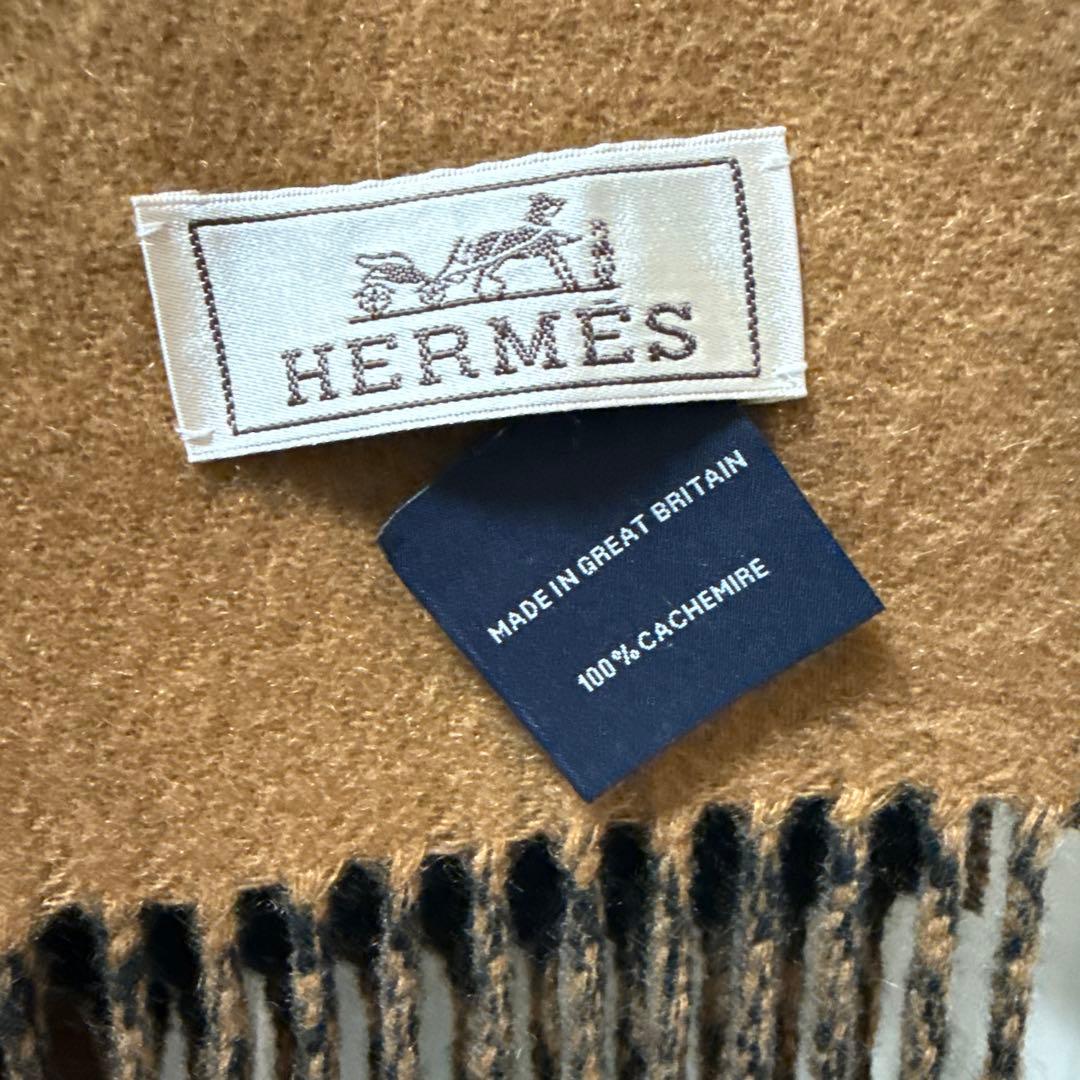 エルメス HERMES レクトヴェルソ MUFFLER マフラー　ストール