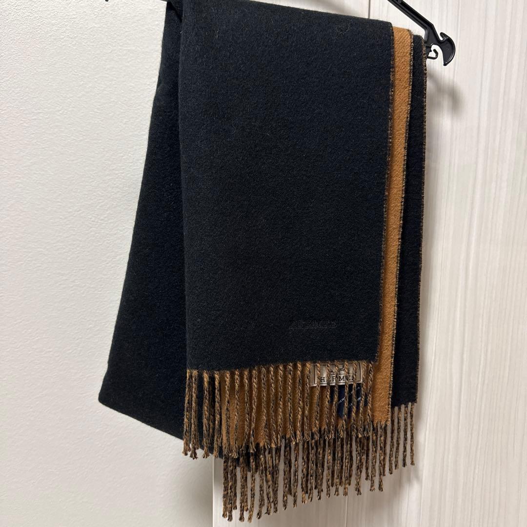 エルメス HERMES レクトヴェルソ MUFFLER マフラー　ストール