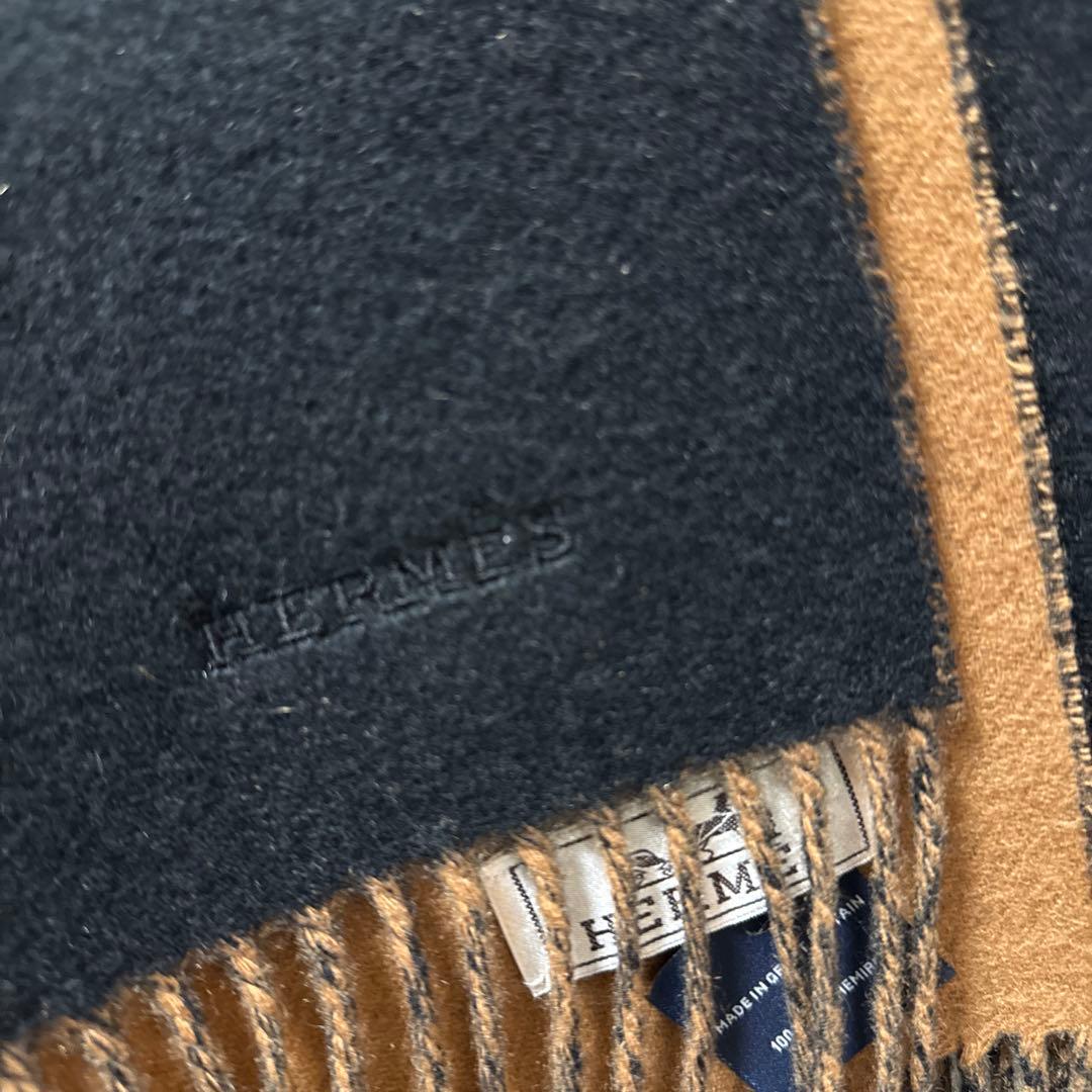 エルメス HERMES レクトヴェルソ MUFFLER マフラー　ストール