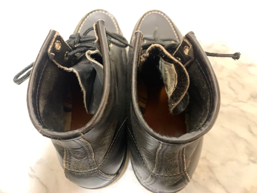 90s【REDWING】アイリッシュセッター 犬タグ 8179 25.5cm 黒