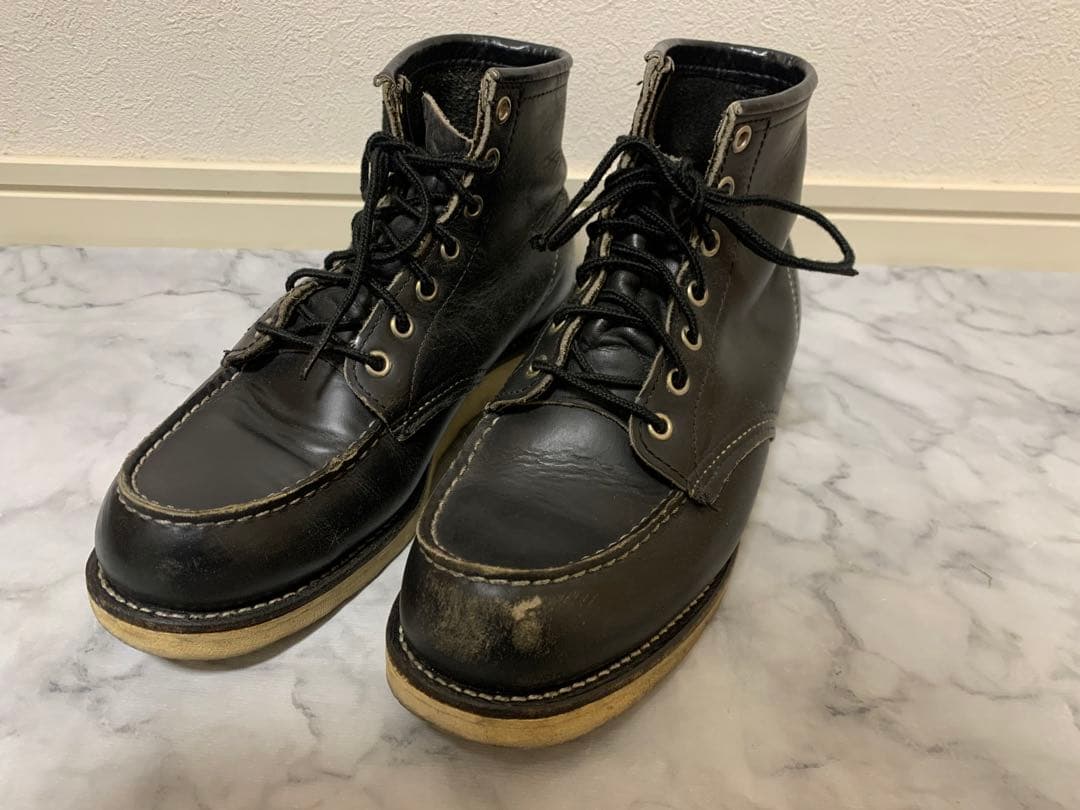90s【REDWING】アイリッシュセッター 犬タグ 8179 25.5cm 黒