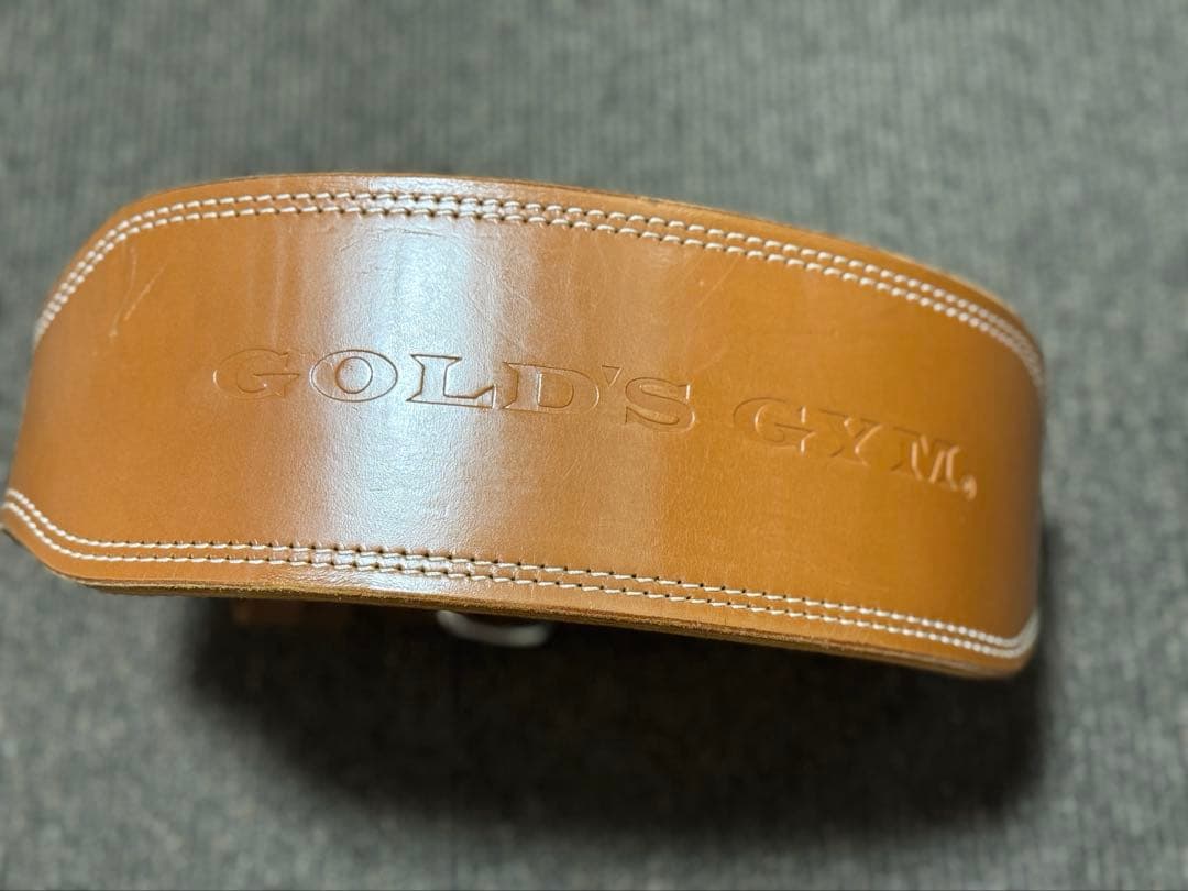 ゴールドジム　プロレザーベルト　Sサイズ