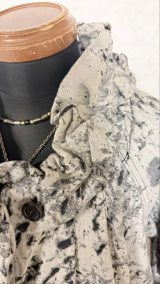 イッセイミヤケ　デニムコート　サイズ2