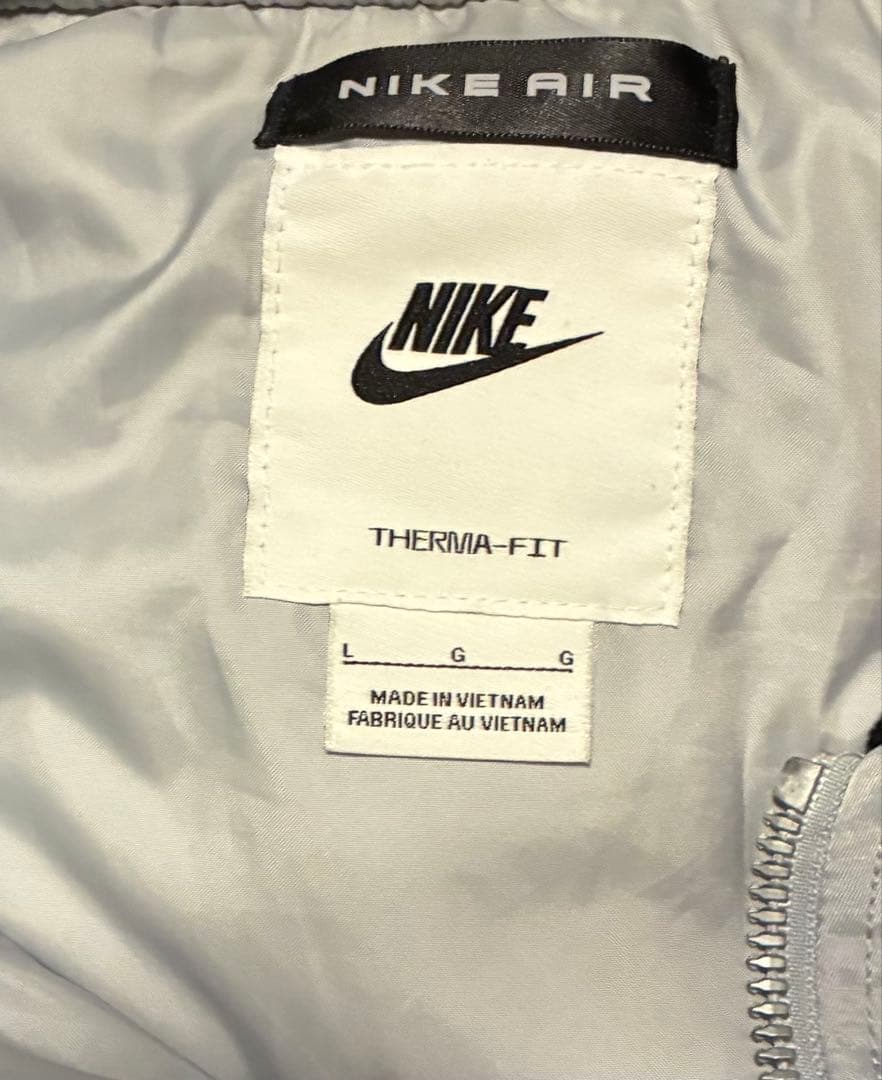 Nike MA-1 フライトジャケット シルバー L