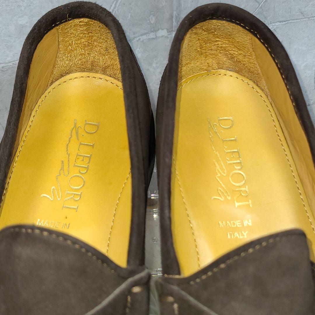 ダニエルレポリ【D.LEPORI】　　スエード　ビットローファー　ダークブラウン