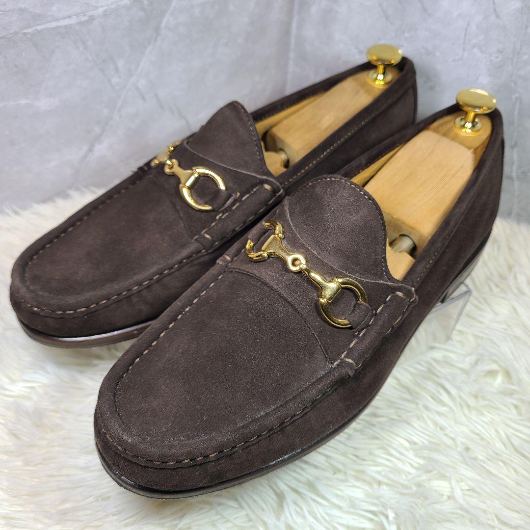 ダニエルレポリ【D.LEPORI】　　スエード　ビットローファー　ダークブラウン