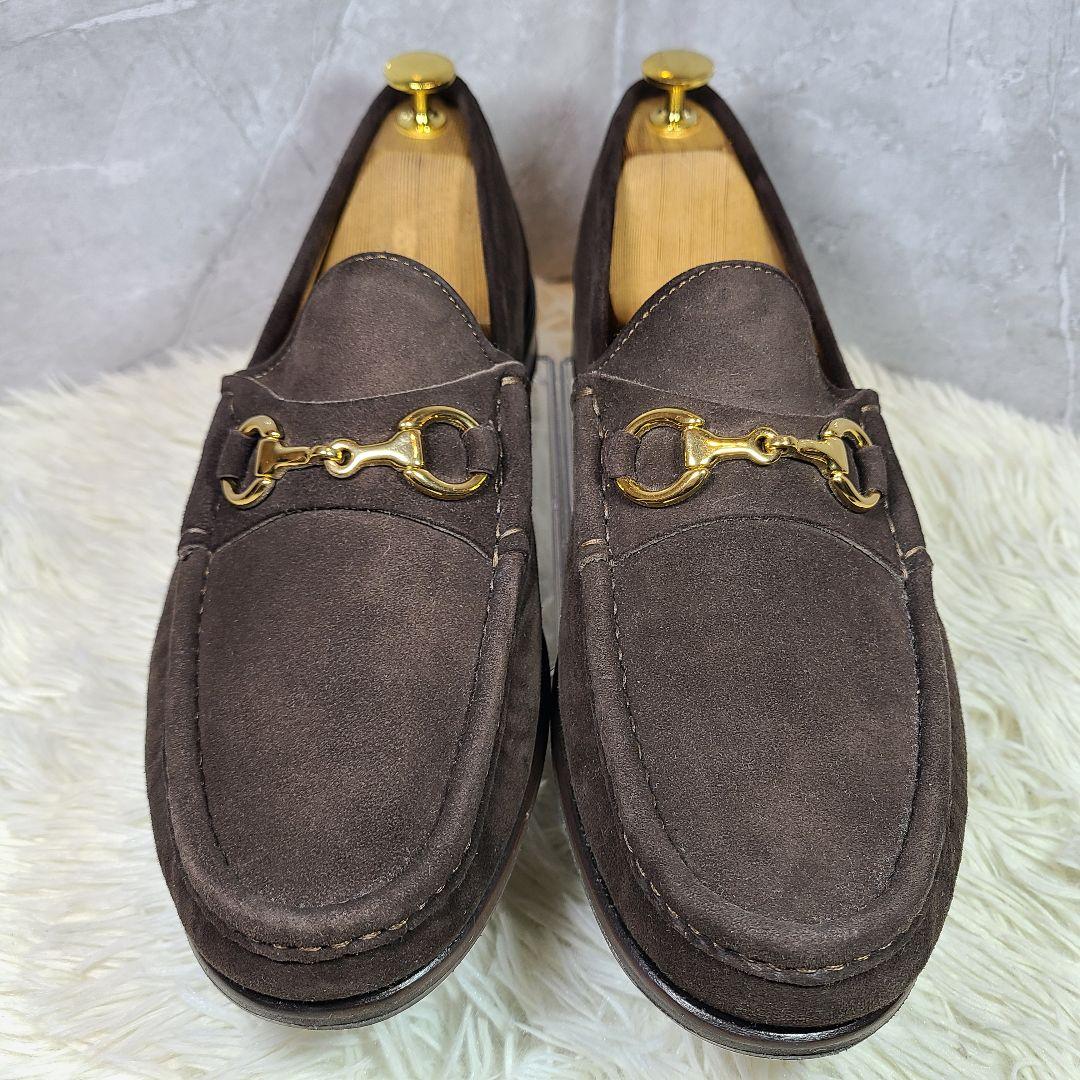 ダニエルレポリ【D.LEPORI】　　スエード　ビットローファー　ダークブラウン