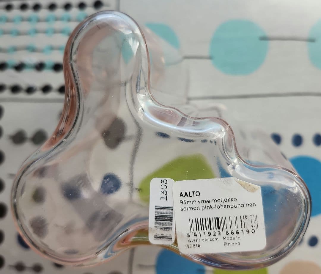 美品イッタラ アアルトベース ピンク9.5㎝