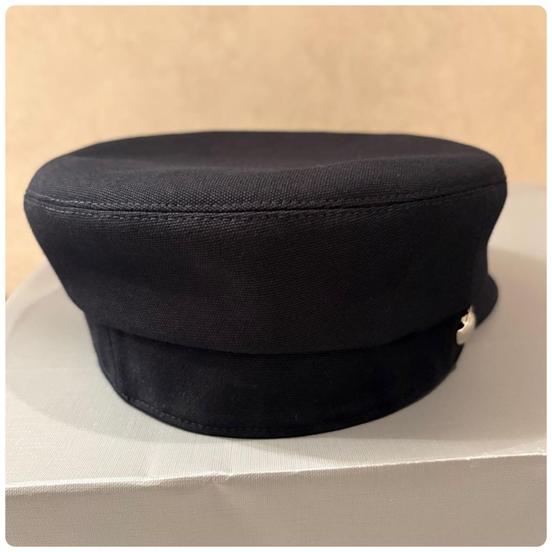 エルメス キャスケット2024SS人気《 ジュリエッタ・シーシェル 》57黒美品