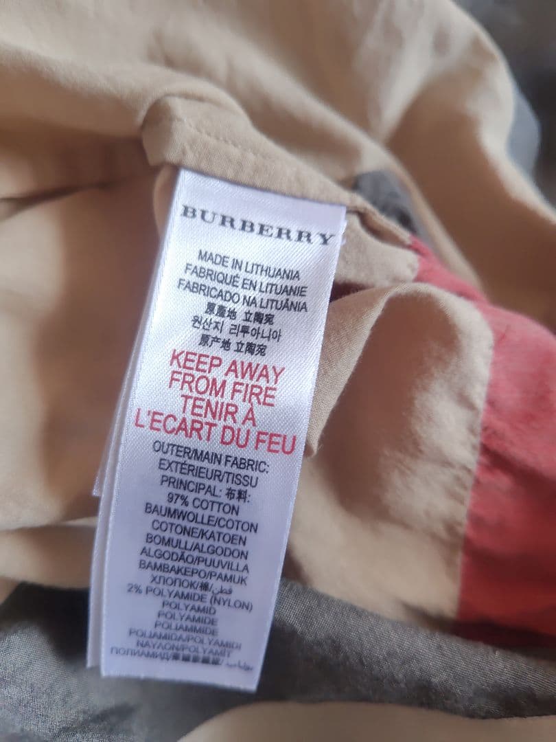 BURBERRY人気チェックワンピース 150