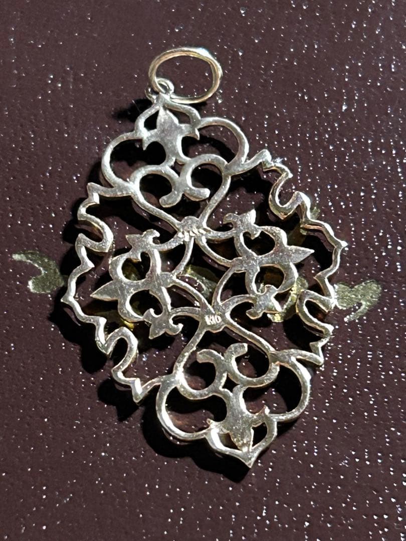 agete 透かし ジャスミン ネックレス チャーム