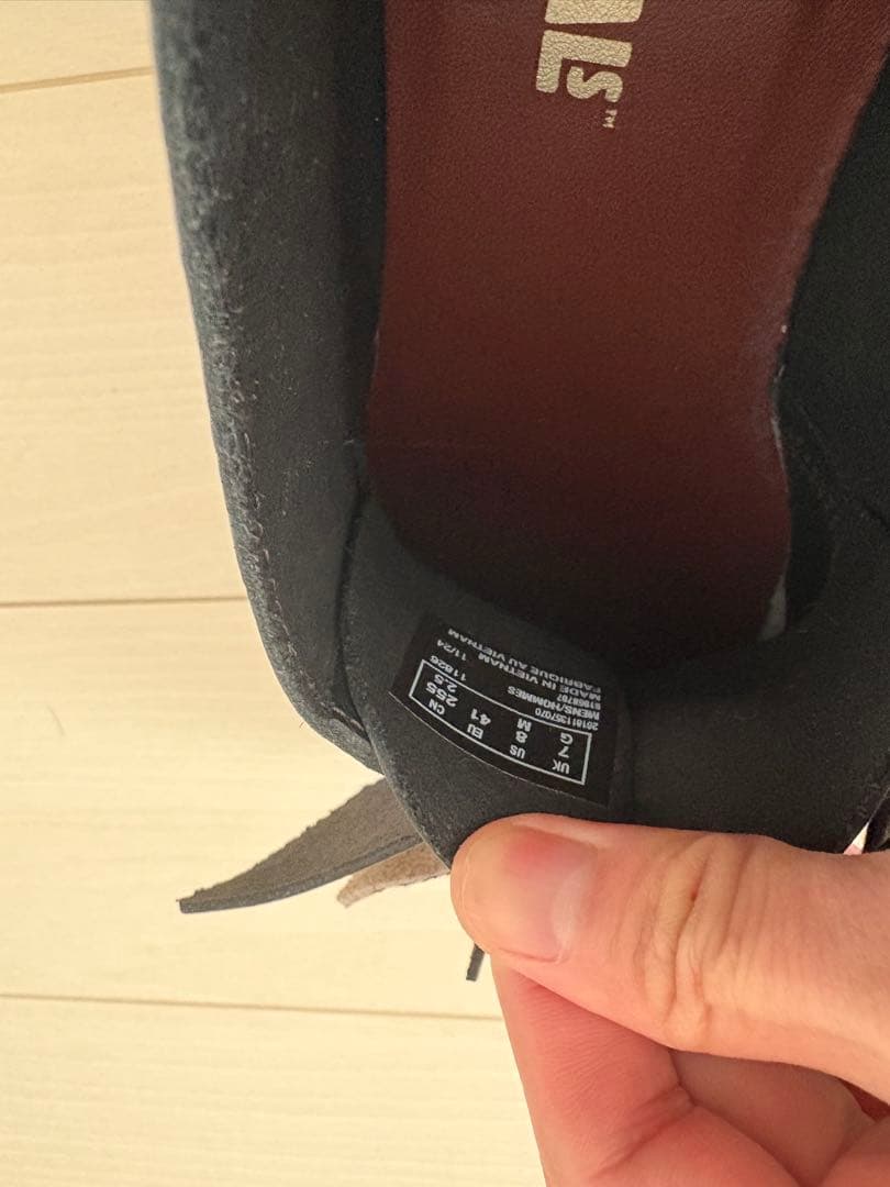 さくらClarks Originals ブラックシューズ