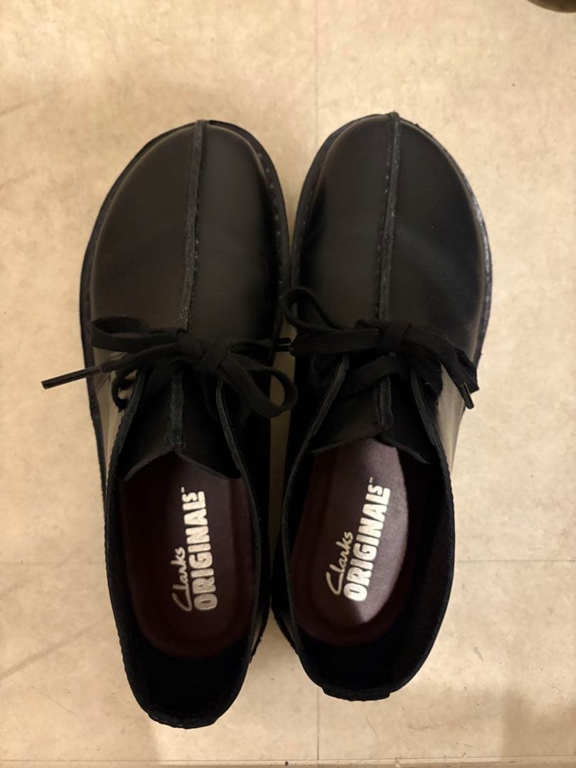 さくらClarks Originals ブラックシューズ