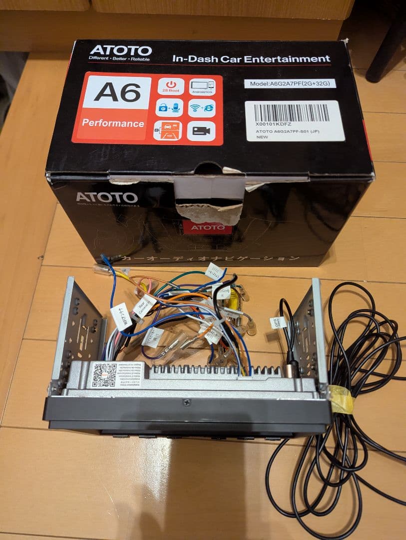 ATOTO A6 Androidカーナビ　未使用バックカメラ