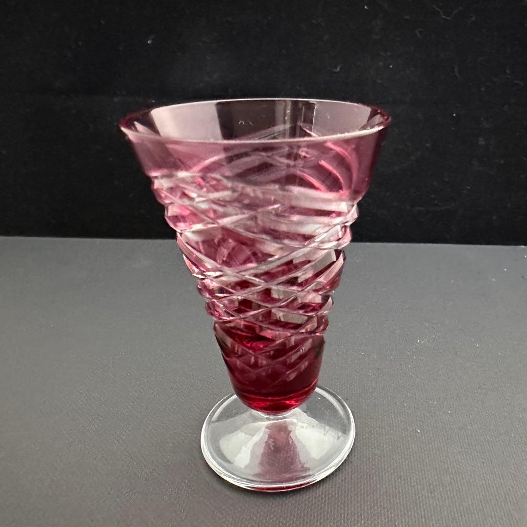 【美品】薩摩切子 酒器 盃 グラス 6個セット