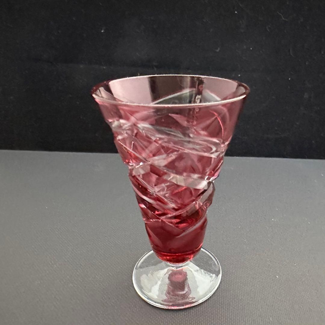 【美品】薩摩切子 酒器 盃 グラス 6個セット