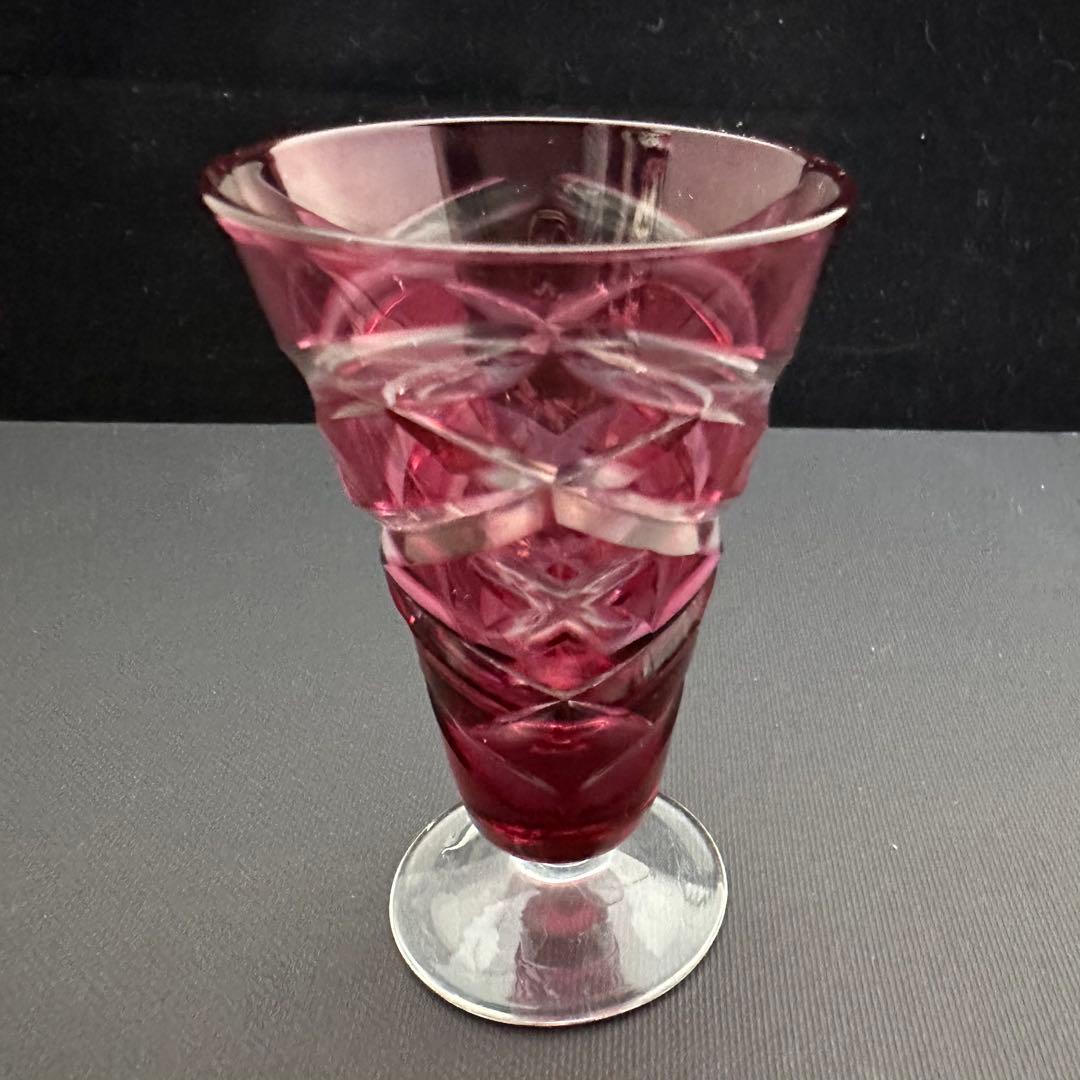 【美品】薩摩切子 酒器 盃 グラス 6個セット