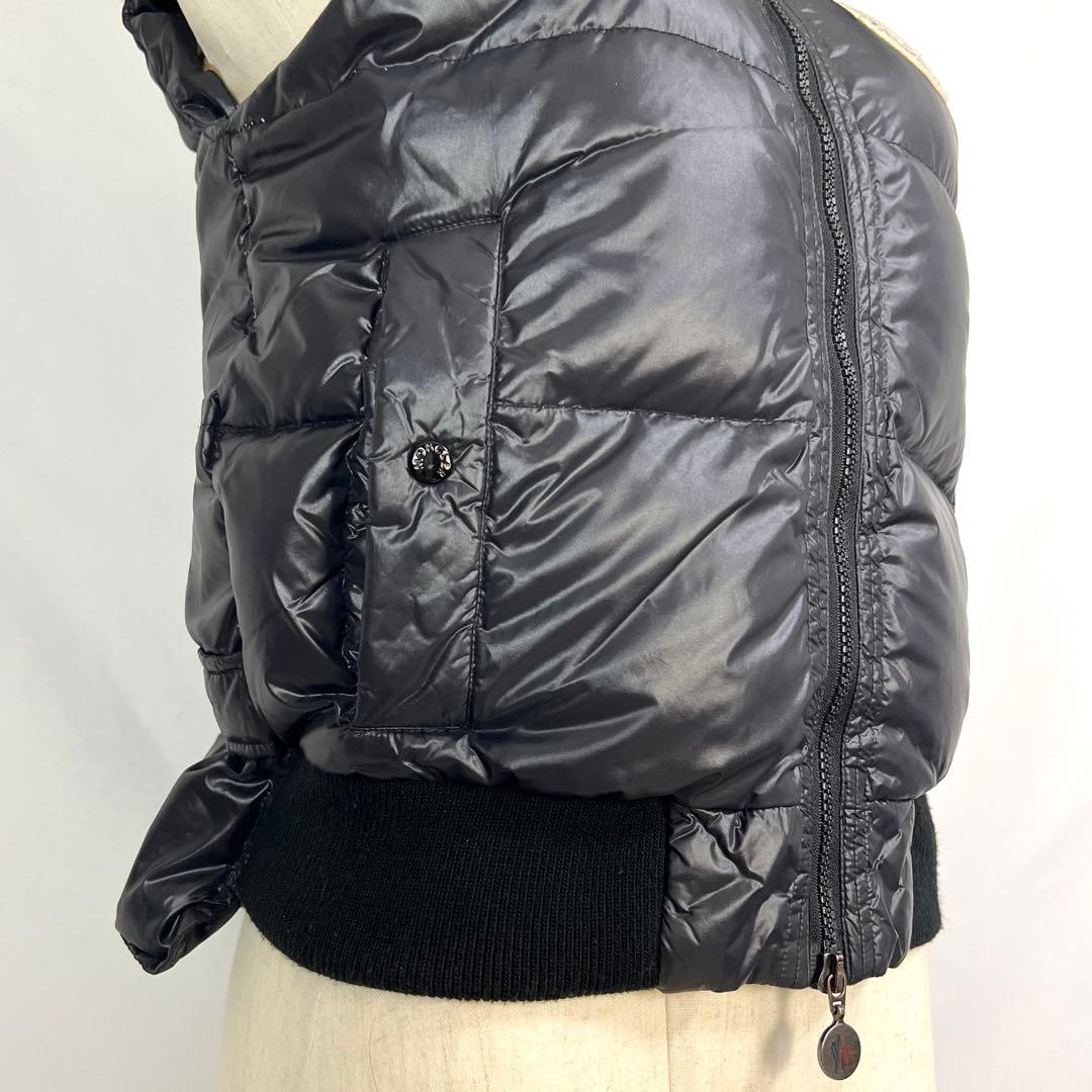 『美品』MONCLER モンクレール ビックロゴ ダウンベスト Sサイズ相当