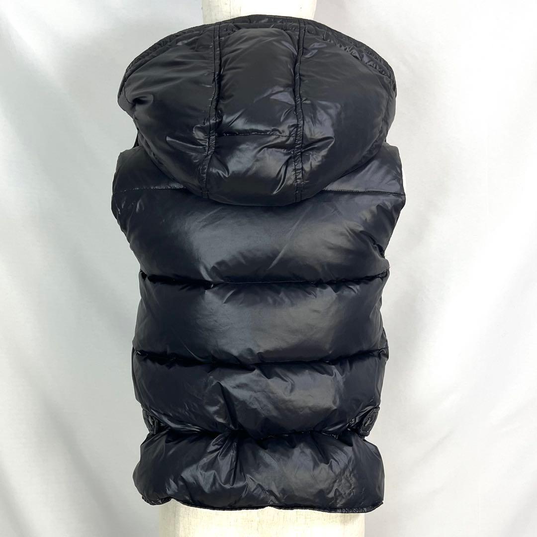 『美品』MONCLER モンクレール ビックロゴ ダウンベスト Sサイズ相当