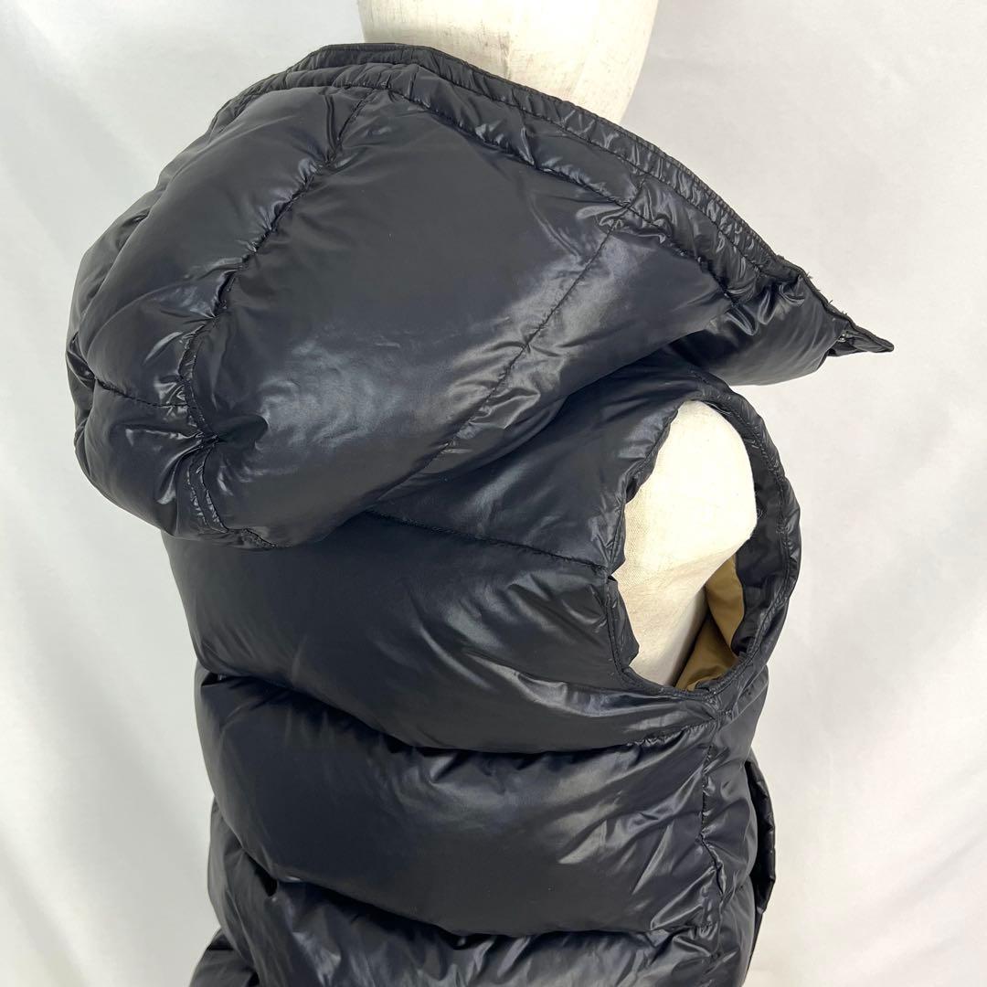 『美品』MONCLER モンクレール ビックロゴ ダウンベスト Sサイズ相当
