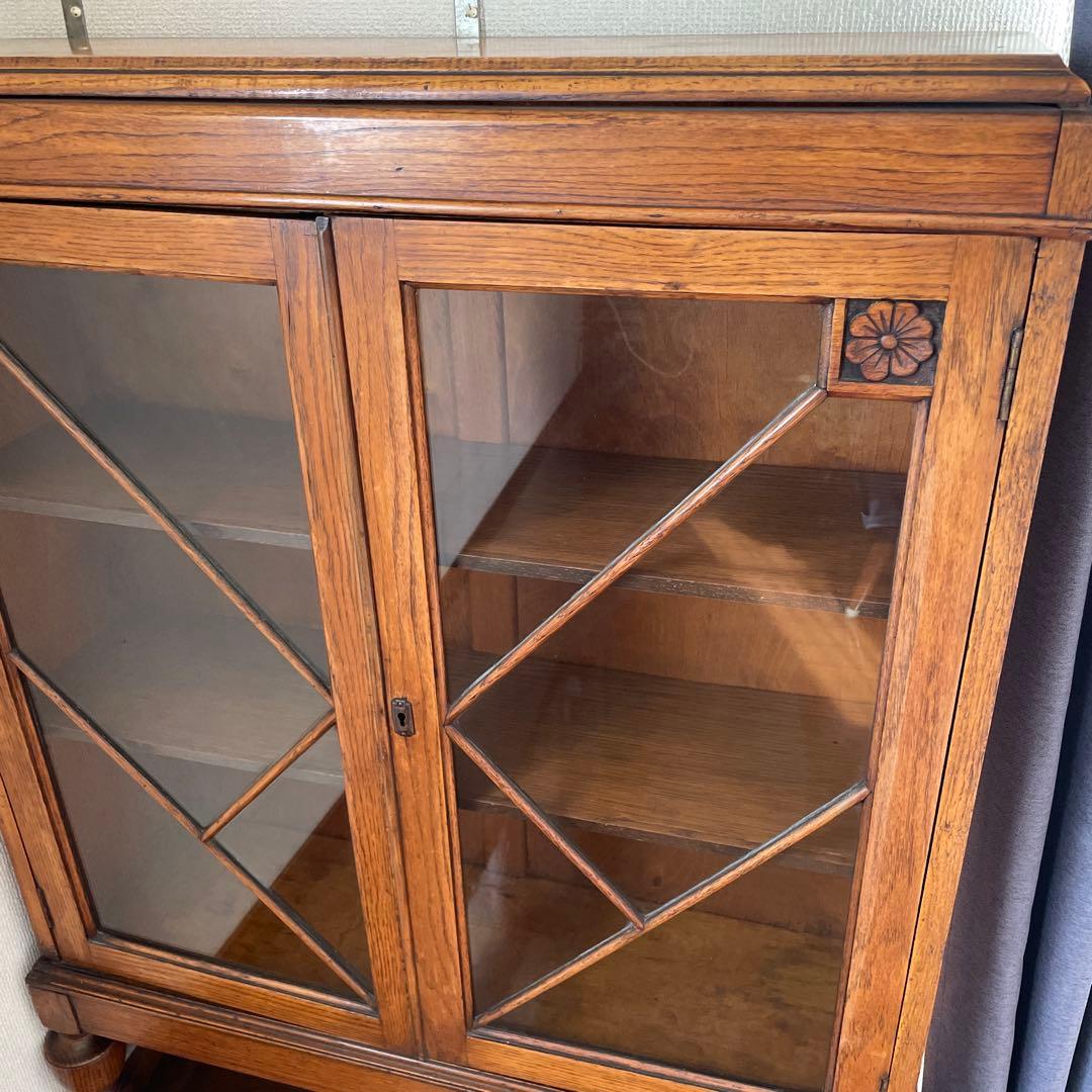 ロイズアンティーク ＊ キャビネット ブックケース 本棚 英国アンティーク