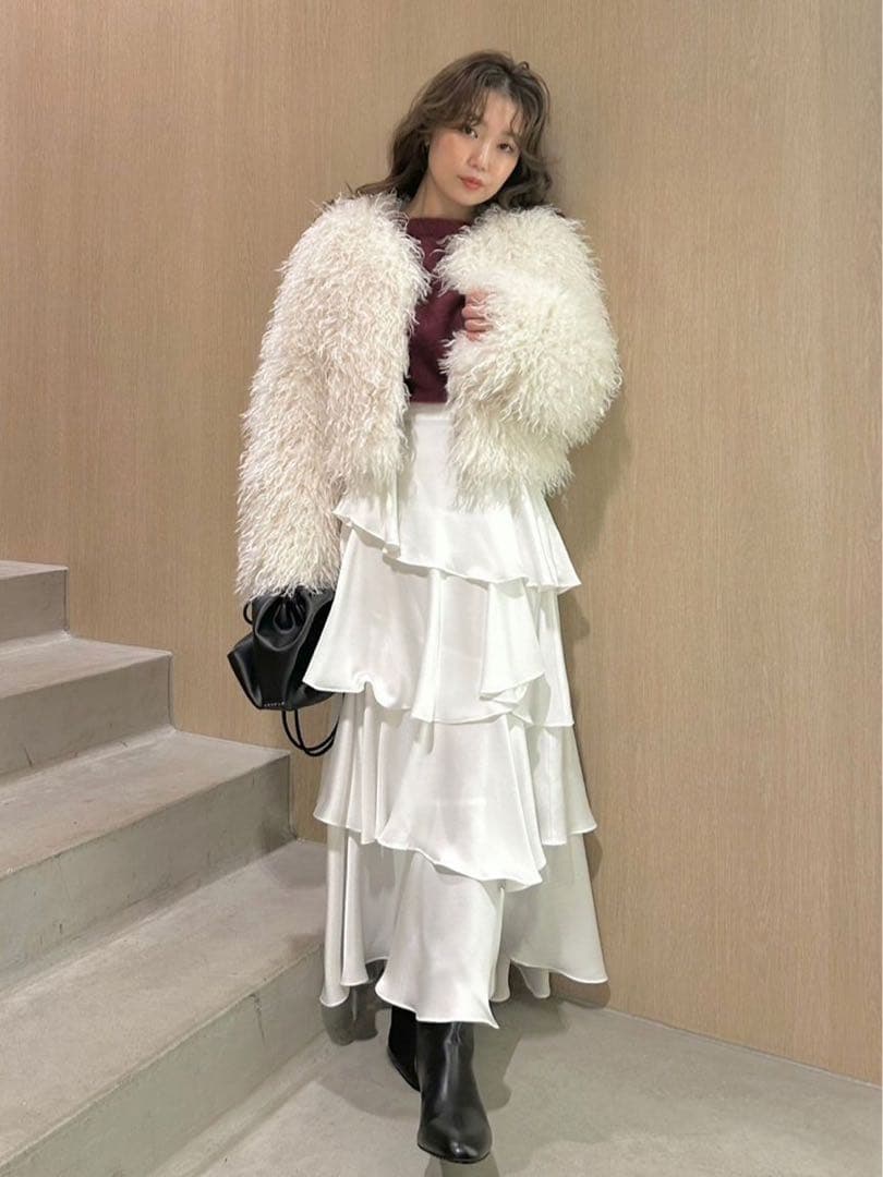 FRAY.I.D フレイアイディー ECOPEL ショートファーコート 0サイズ