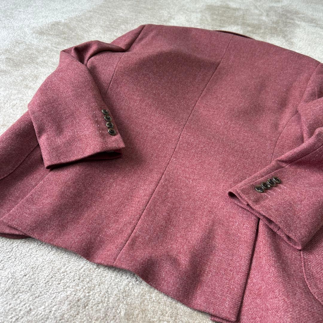 お洒落‼️Cricket ウール100 ツイードテーラードジャケット