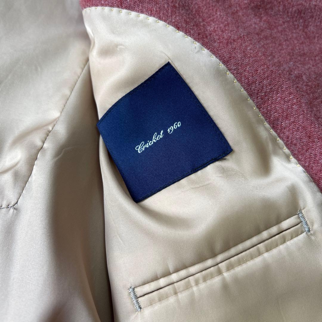 お洒落‼️Cricket ウール100 ツイードテーラードジャケット