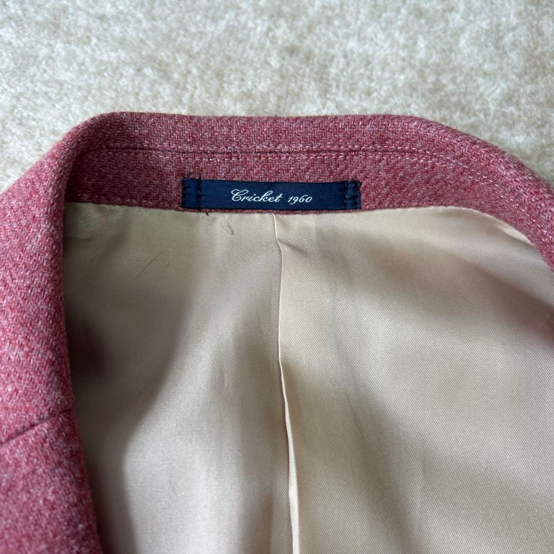 お洒落‼️Cricket ウール100 ツイードテーラードジャケット